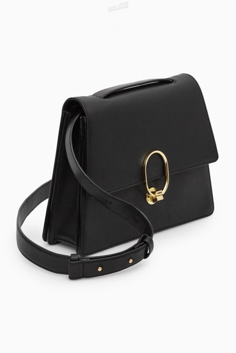 COS Mini Embellished Crossbody Bag Women's Bags Black | IZ95-O7LI