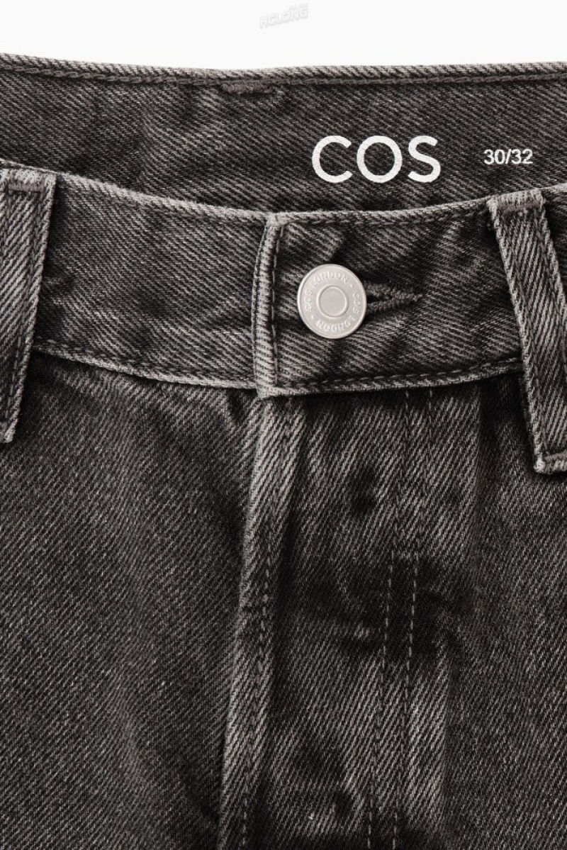 COS Pillar Jeans - Tapered Men's Trousers Mid-Blue | HI97-H2AK