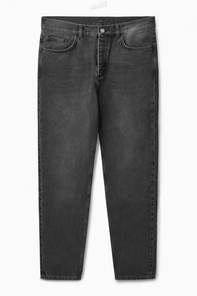 COS Pillar Jeans - Tapered Men\'s Trousers Mid-Blue | OG67-E3KL