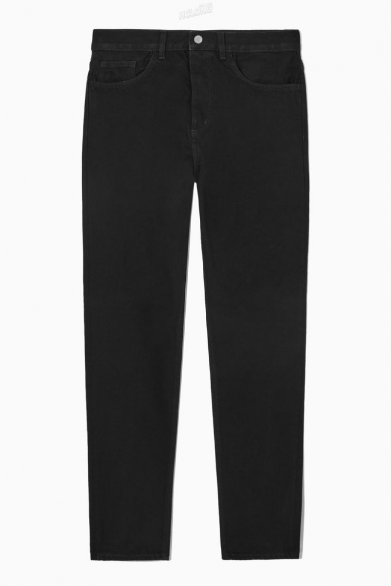 COS Pillar Jeans - Tapered Men's Trousers Mid-Blue | WA38-V8OV