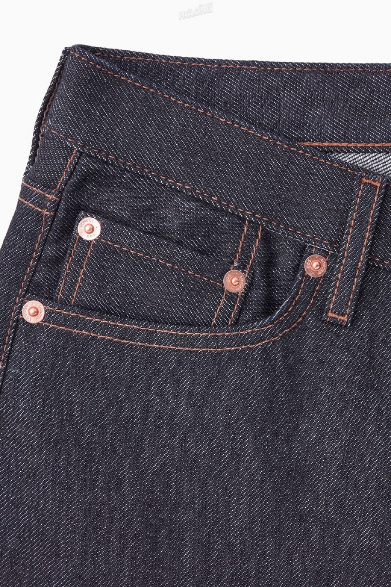 COS Pipe Jeans - Bootcut Women's Jeans Raw Indigo | FT04-E4BI