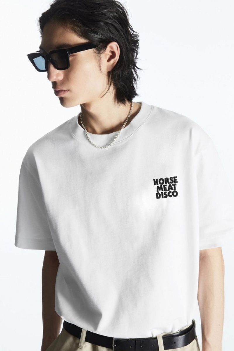 COS Pride 2023 T-Shirt Women's T-shirts White / Printed | AW21-L6KX