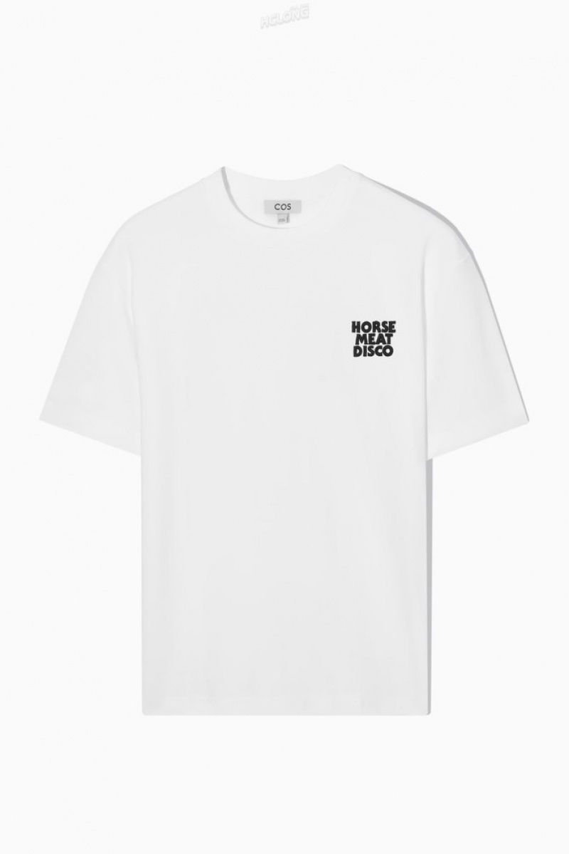 COS Pride 2023 T-Shirt Women's T-shirts White / Printed | AW21-L6KX