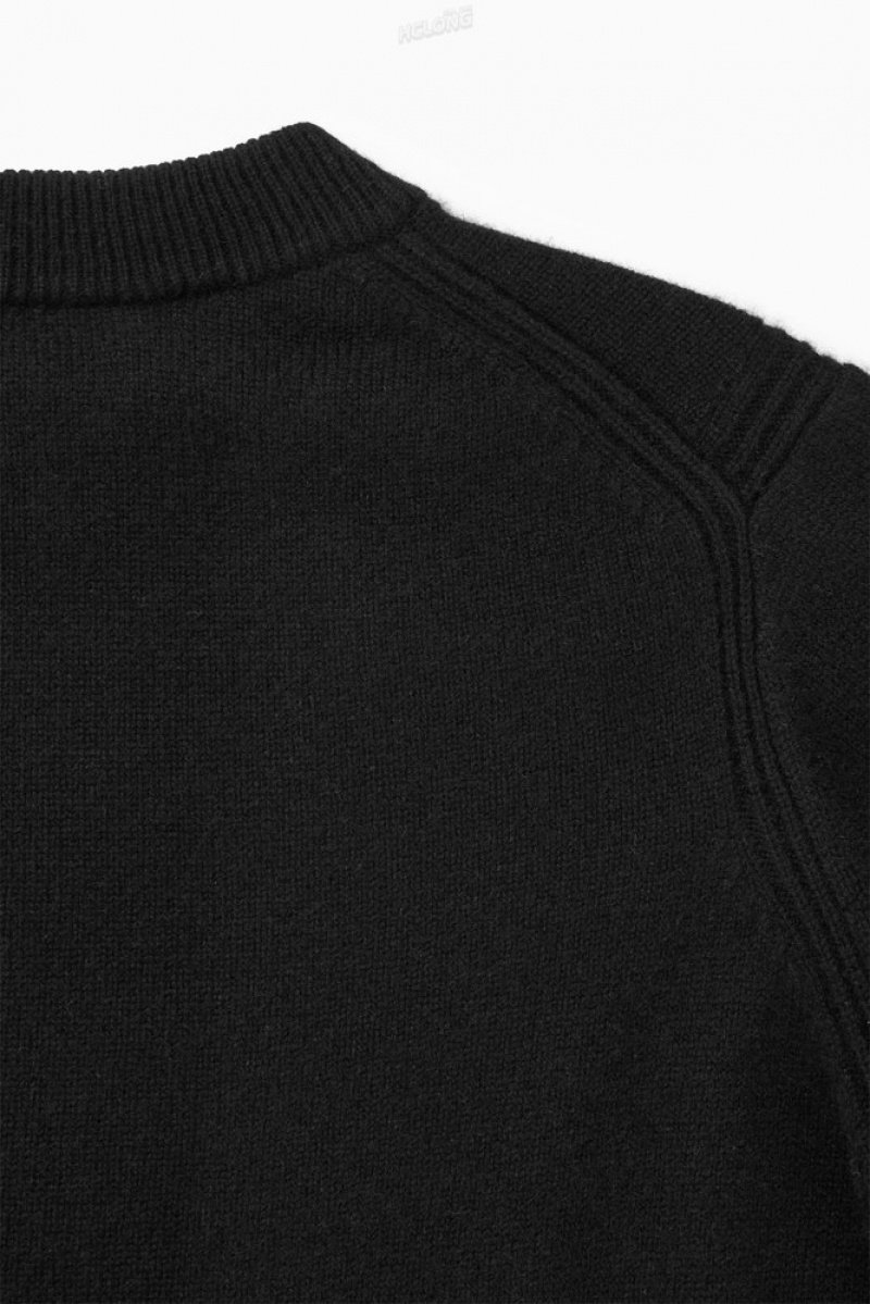 COS Pure Cashmere Jumper Women's Knitwear & Cardigans Black | JY05-F4TY