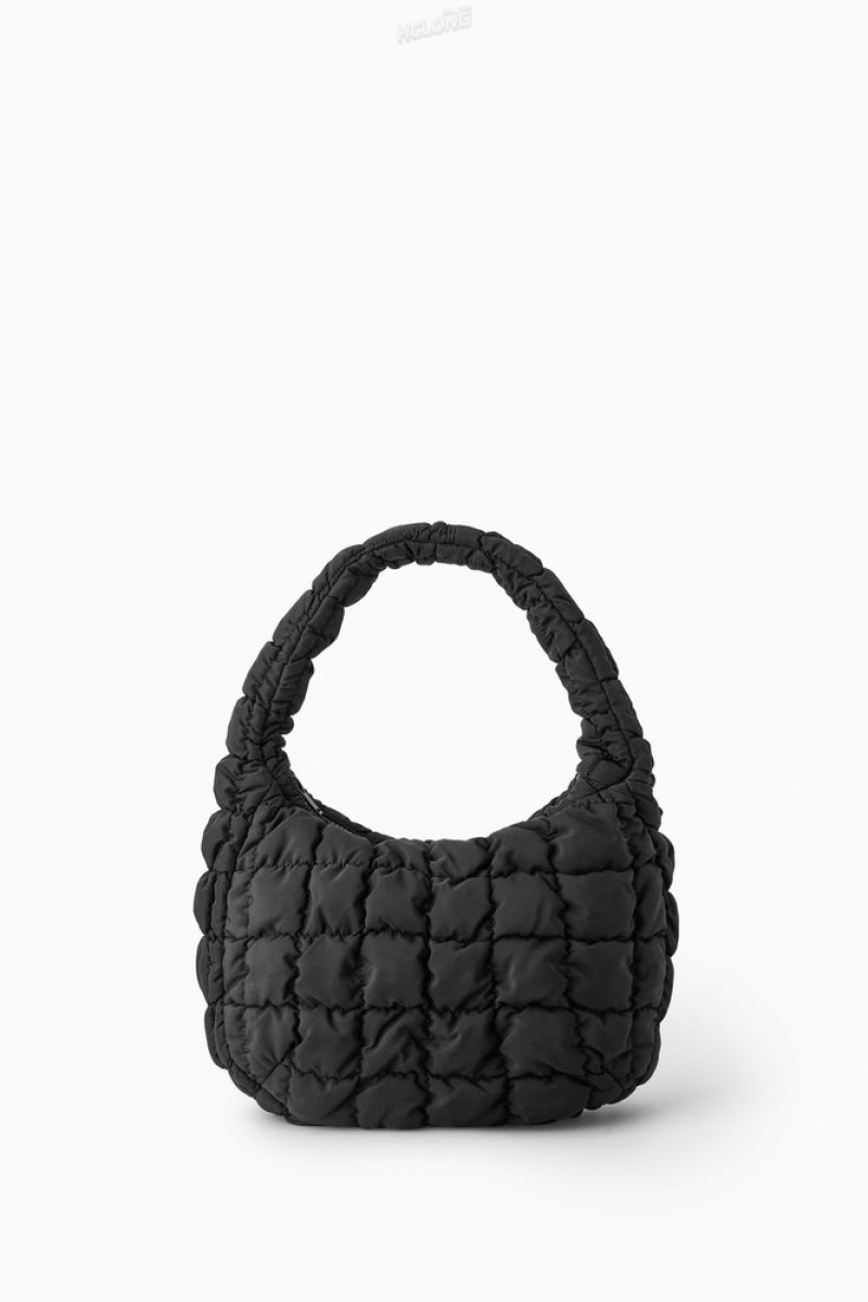 COS Quilted Mini Bag Women's Bags Black | OG91-I6FX