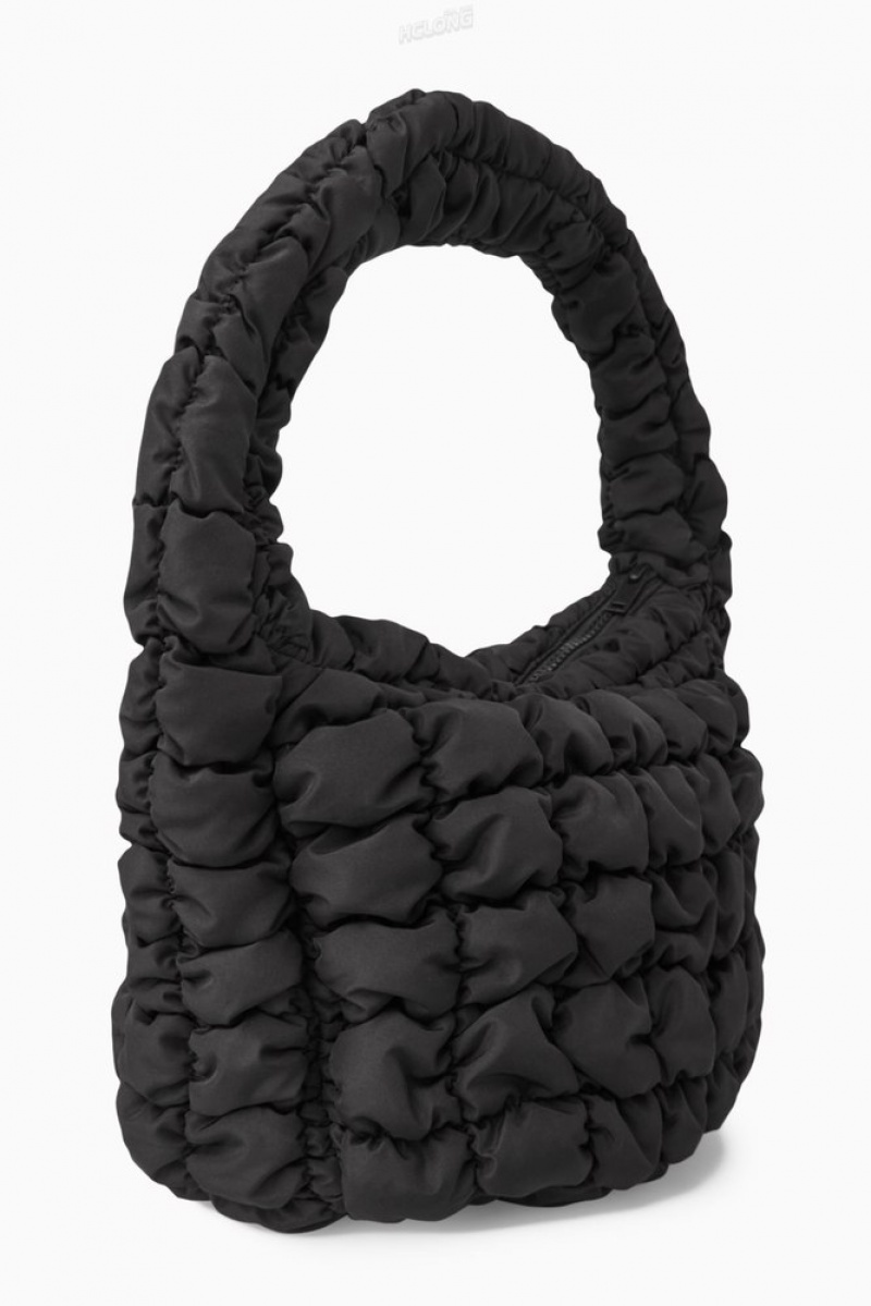 COS Quilted Mini Bag Women's Bags Black | OG91-I6FX