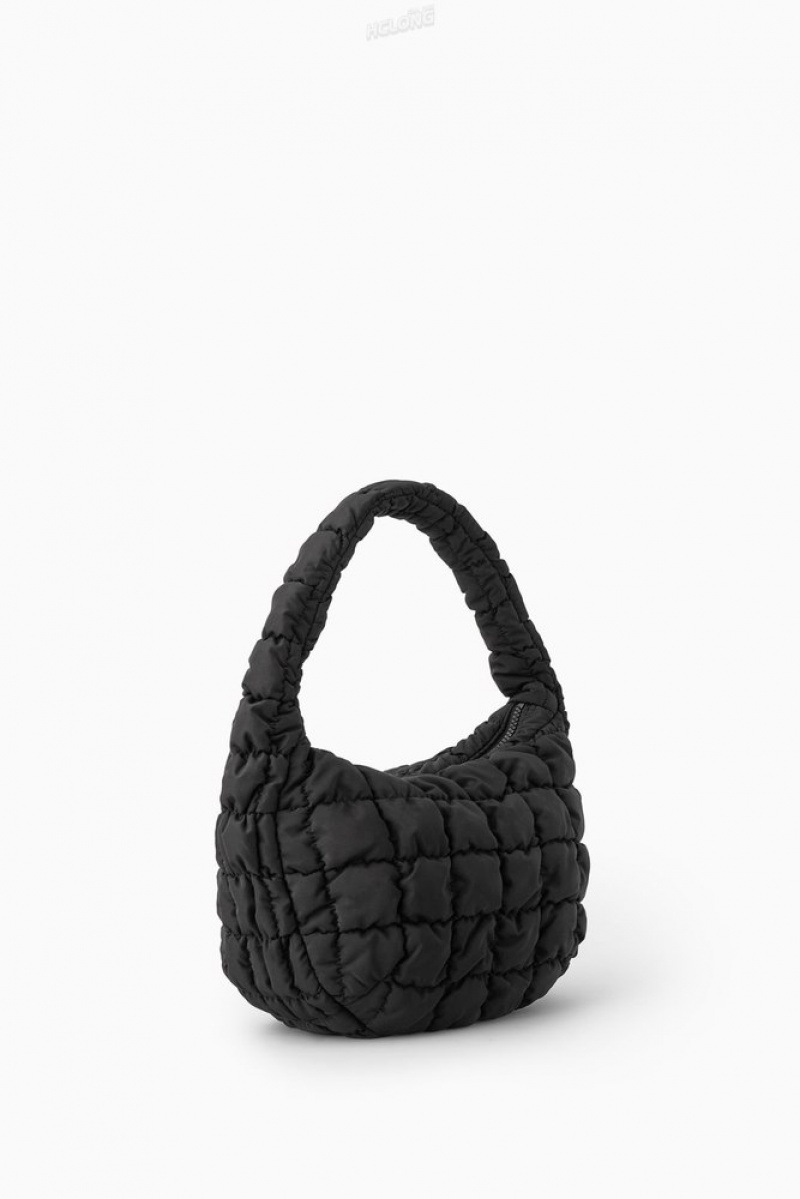 COS Quilted Mini Bag Women's Bags Black | OG91-I6FX