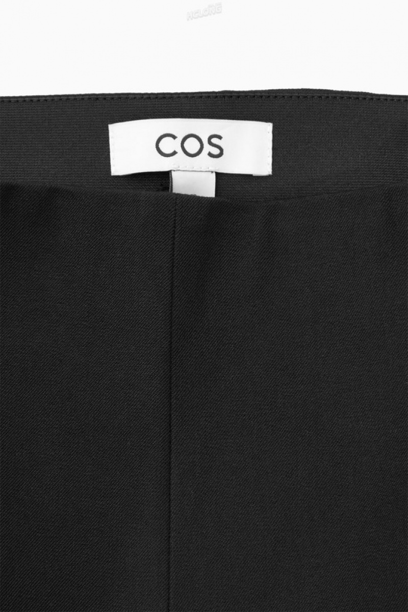 COS Slim-Fit Tailored Pants Women's Pants Black | YN44-H6DB