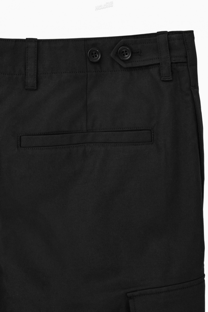 COS Tailored Utility Shorts Men's Shorts Light Beige | FJ49-I1IN