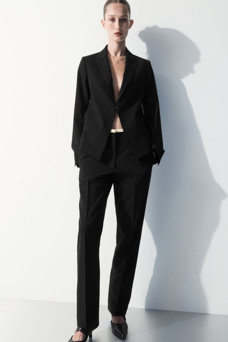 COS The Deconstructed Blazer Women's Blazers & Tailoring Black | WS37-P0FY