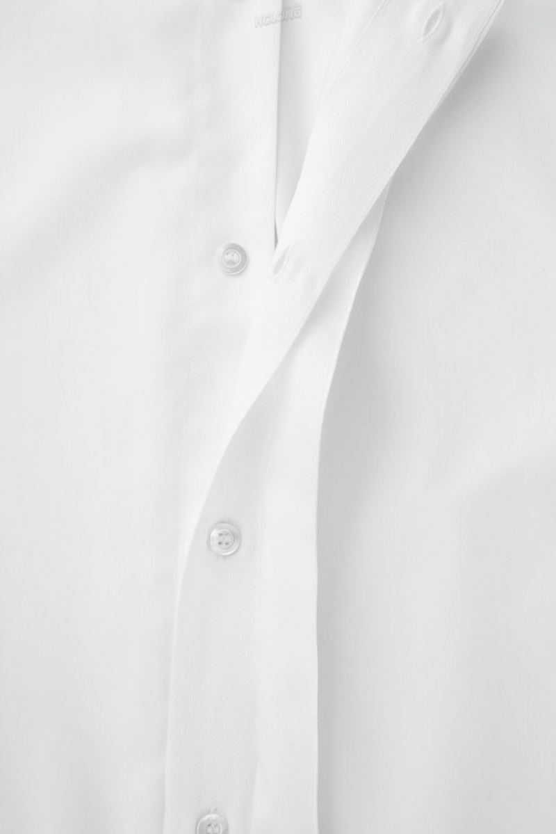 COS The Essential Tailored Shirt Men's Shirts White | HH15-F9CO