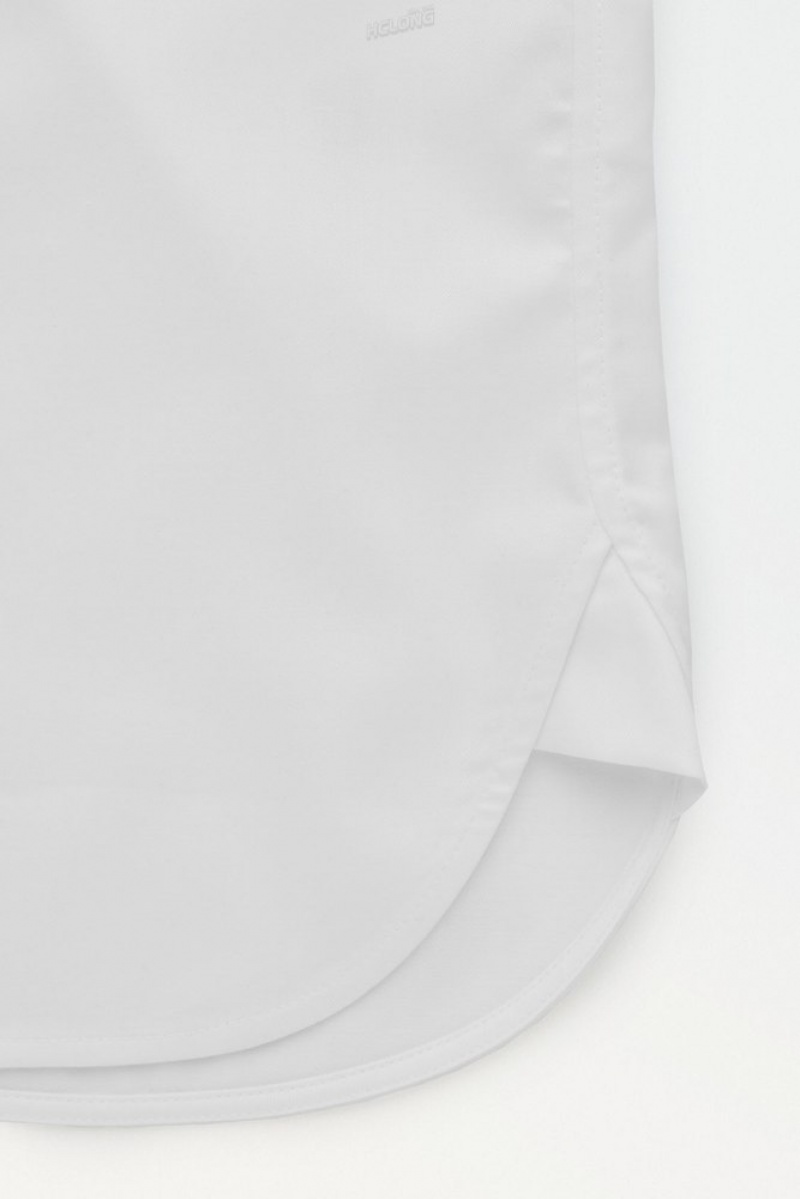 COS The Minimal Tailored Shirt Men's Shirts White | OK72-P8UZ