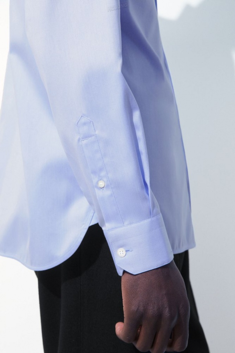 COS The Minimal Tailored Shirt Men's Shirts White | MR36-F3QN