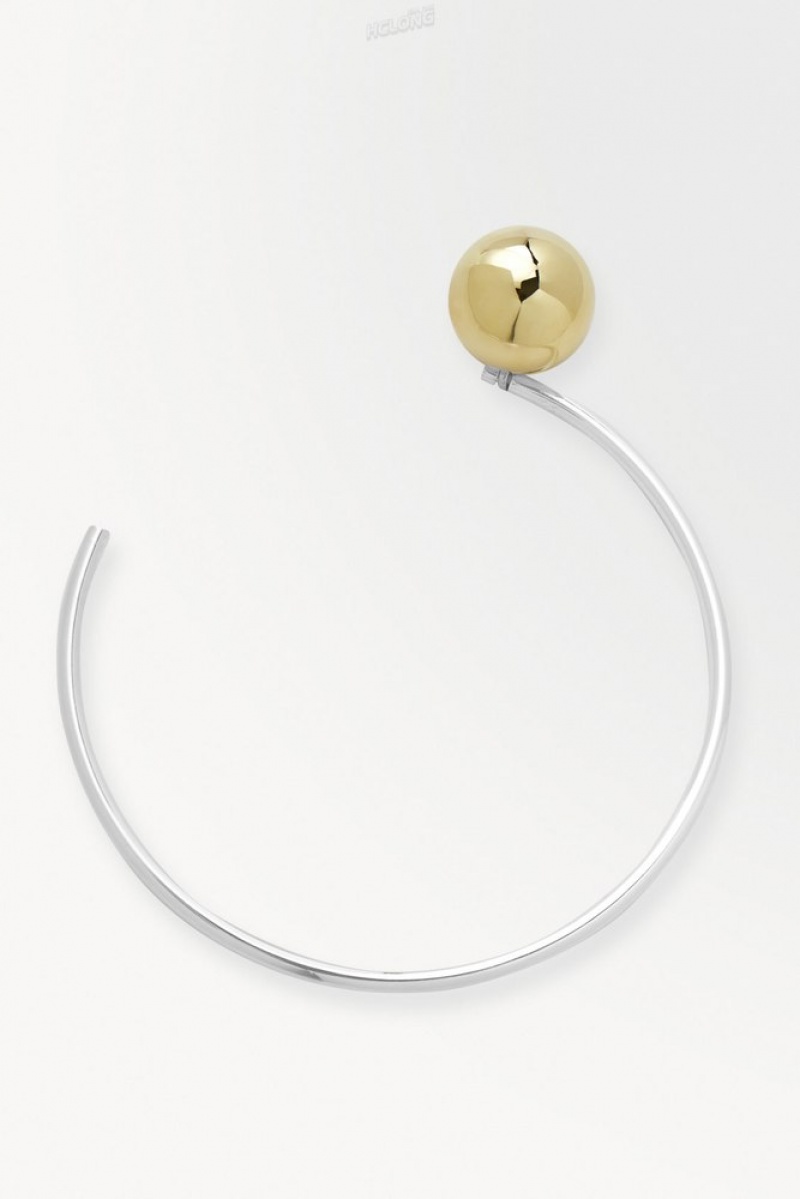 COS The Sphere Necklace Women's Jewelry & Jewellery Silver | TU15-W6EI