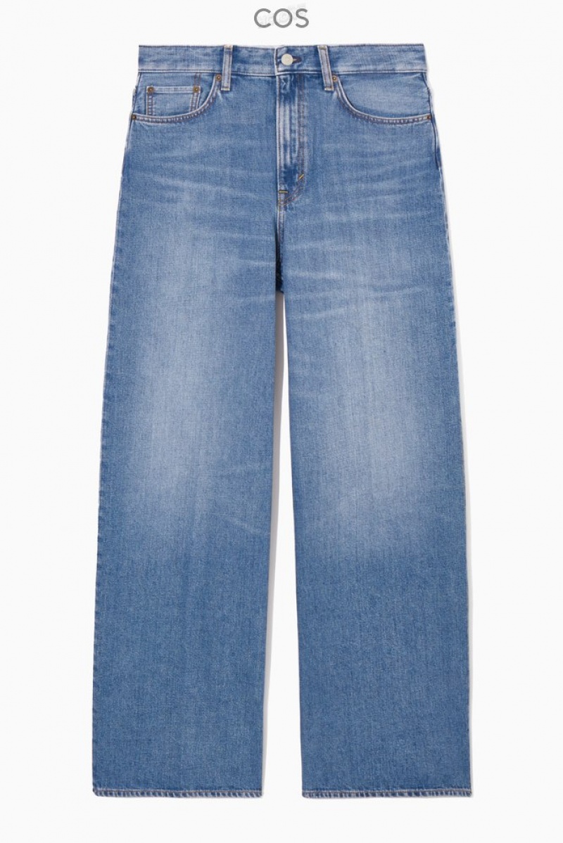 COS Tide Jeans - Wide Women's Jeans Light Blue | MK84-F7TL