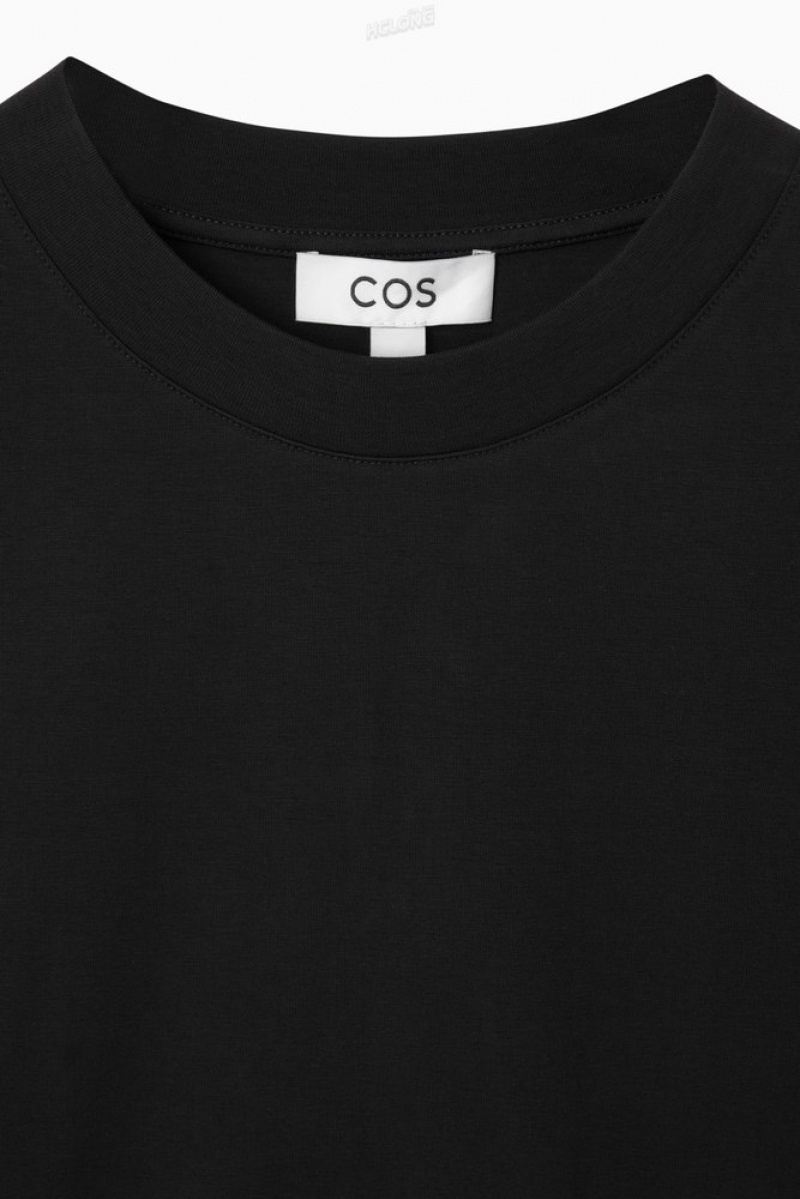 COS Wide-Sleeved Top Women's Tops Black | II31-A8VQ